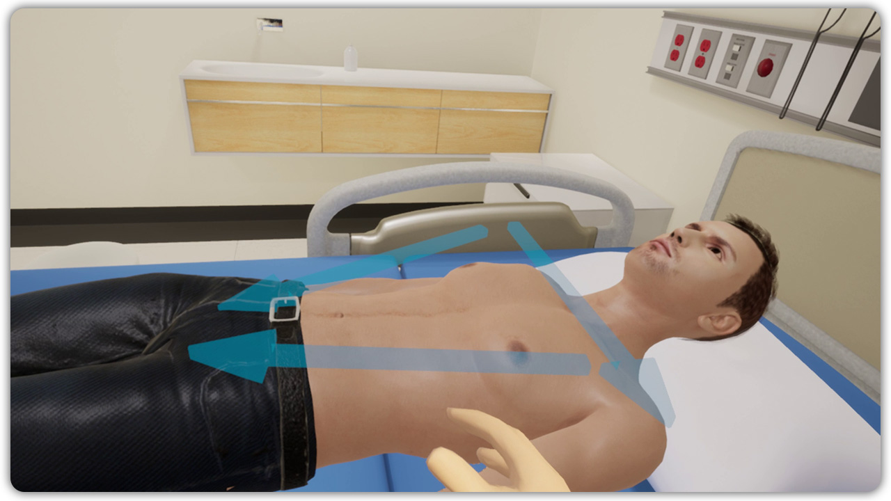 VR training nursing skills