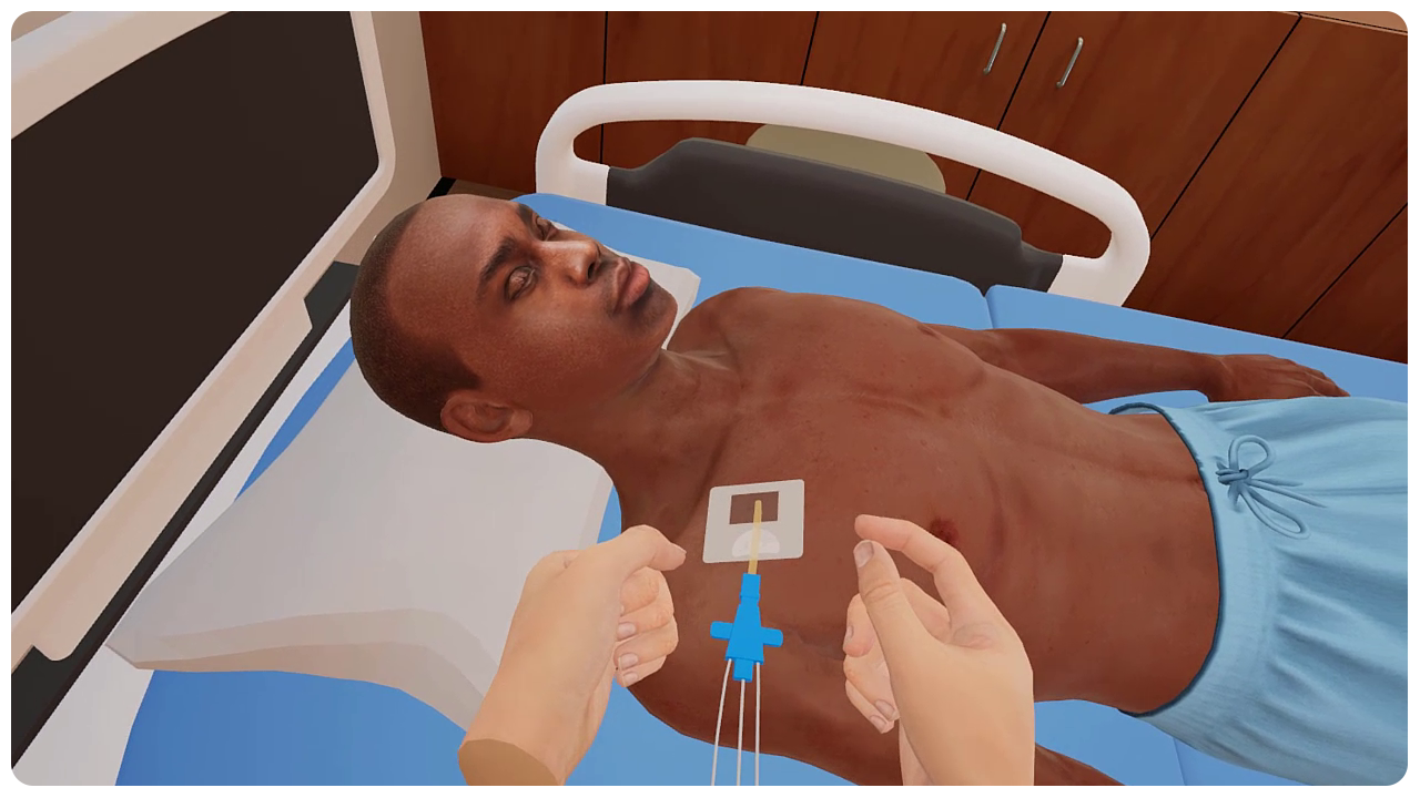 VR training nursing skills