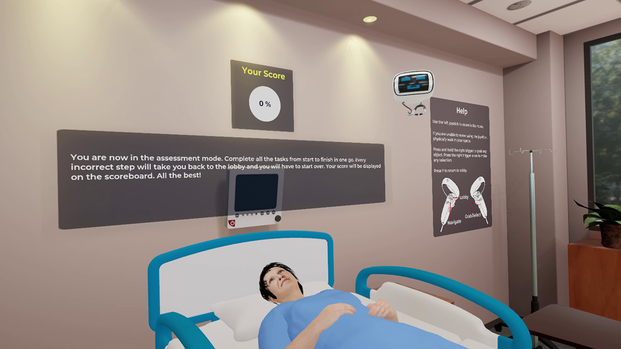 Clinical simulation in VR