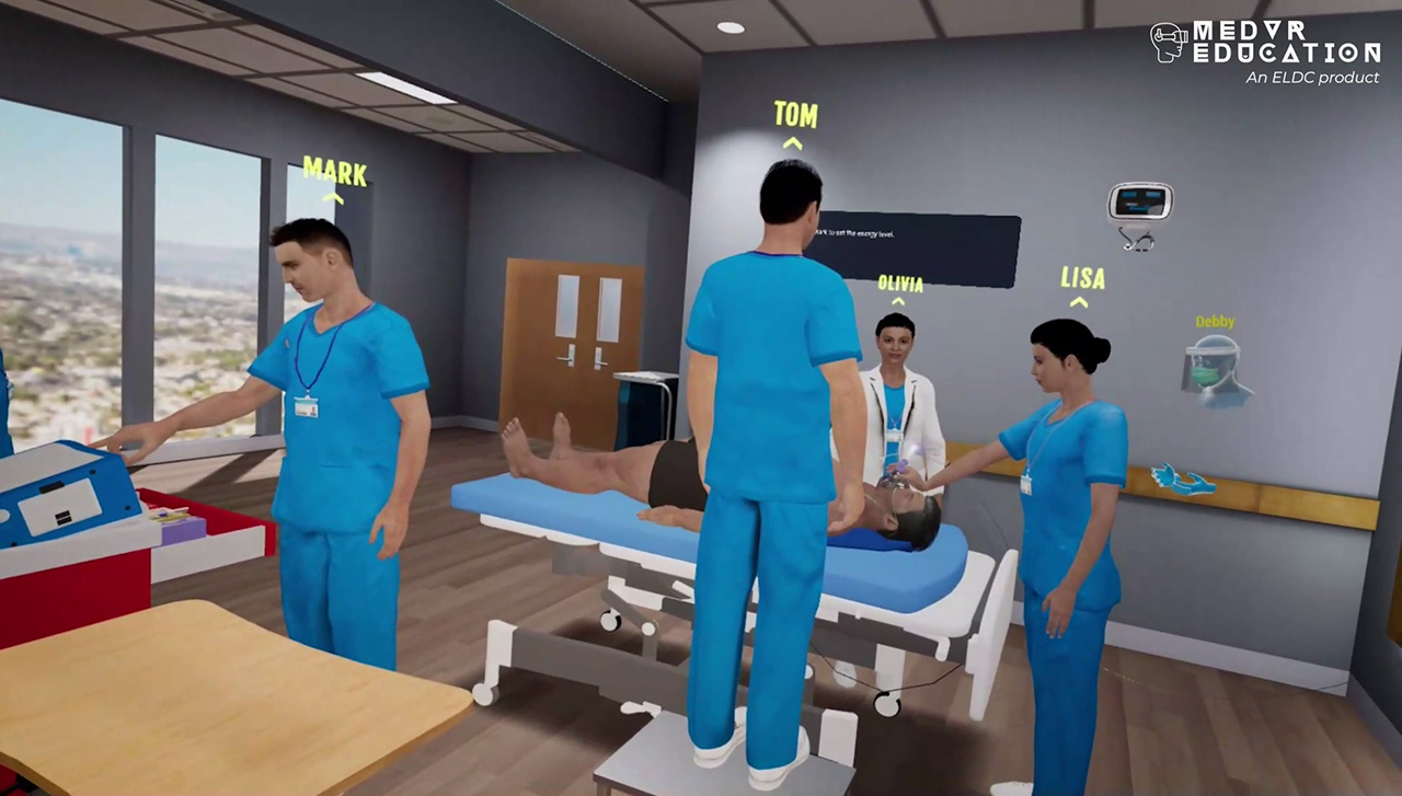 VR training nursing skills