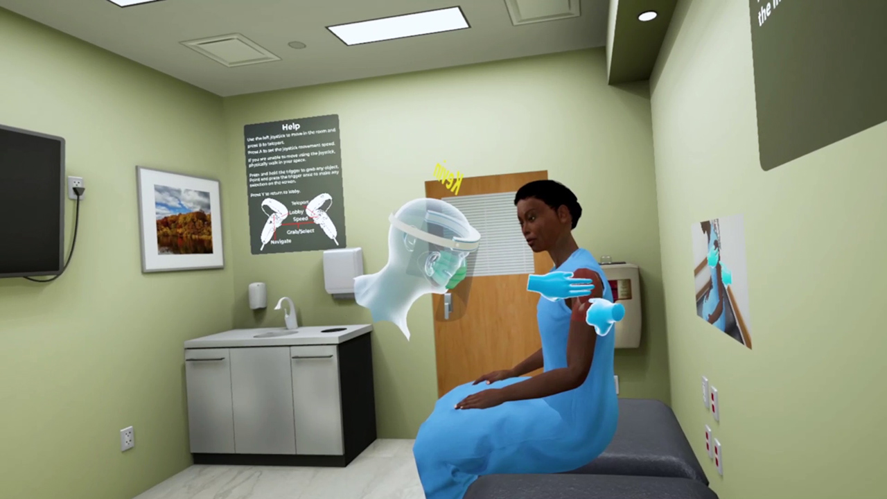 Intramuscular Injection VR Simulation