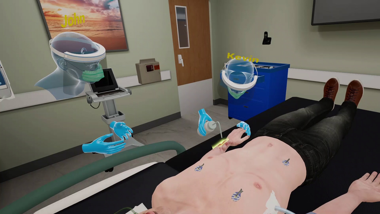 VR training nursing skills