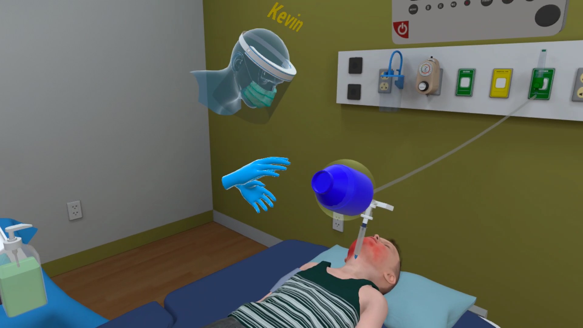 VR simulation