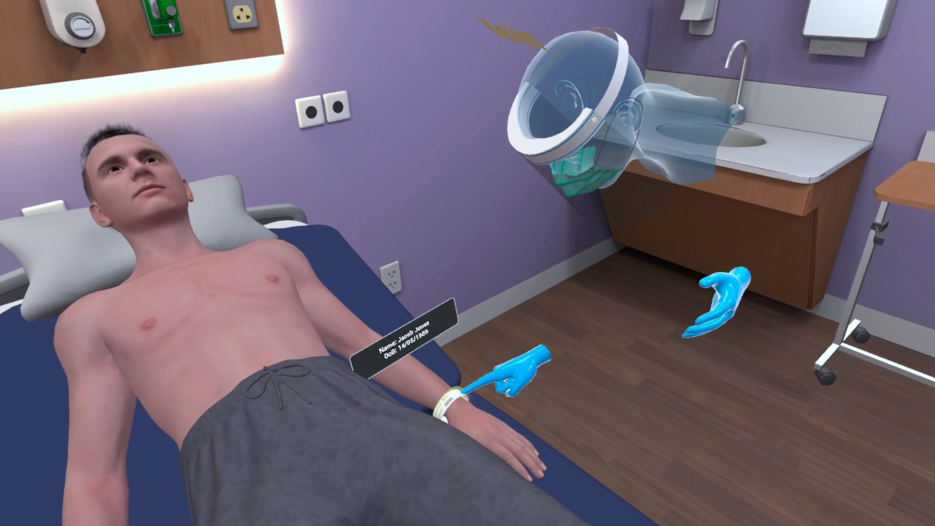 VR simulation training