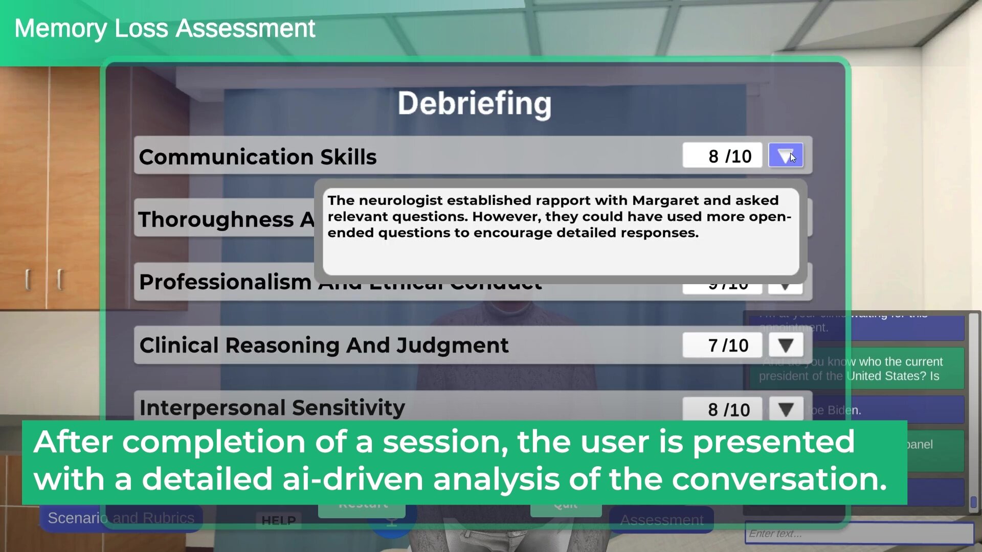 AI-powered virtual patient simulation for clinical training and healthcare education