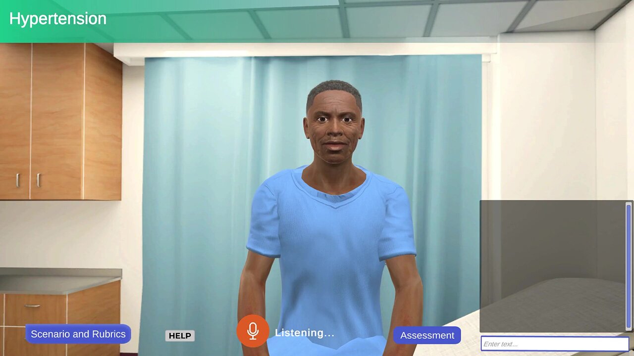 VR healthcare training using MedVR AIHumans platform for immersive clinical learning